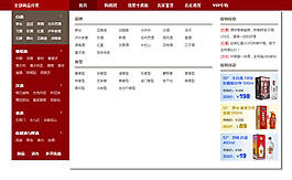 jquery大型购物网站分类导航特效代码