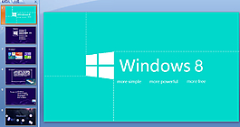 Win8产品ppt模板下载