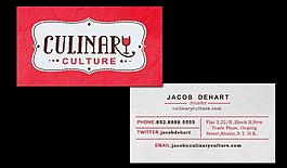 时尚个性名片模板图片