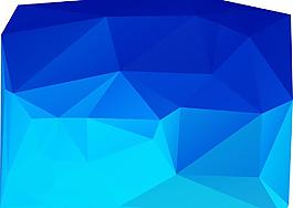 蓝色 多边形 抽象图片