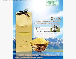 产品礼盒宣传黄小米图片