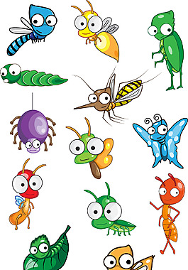 可爱蚊子图片 可爱蚊子素材 可爱蚊子模板免费下载 六图网