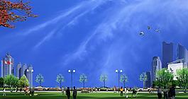 广场绿化环境设计018图片