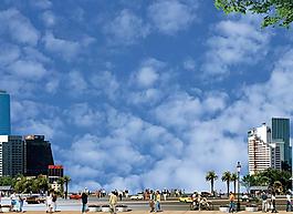 广场绿化环境设计020图片