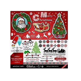 精美的圣诞图标