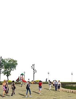 广场绿化环境设计133图片