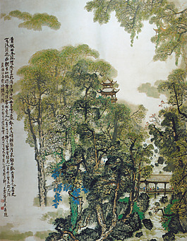 青城云下幽图