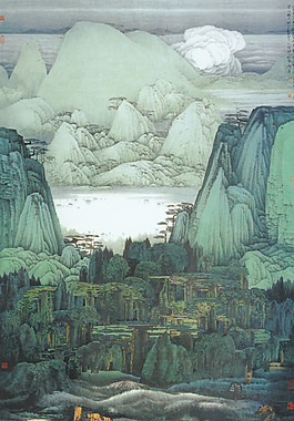 水墨山水画