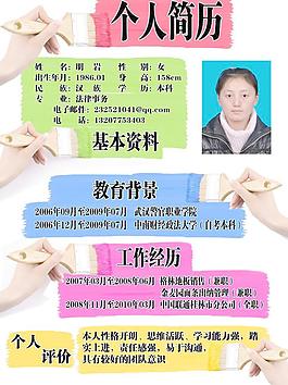 简历内页图片