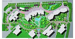 小区总平面图图片