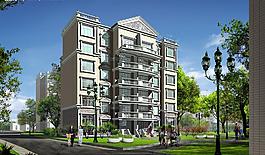 房屋外景效果图图片