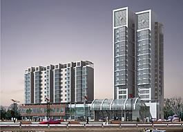 房屋外景效果图图片