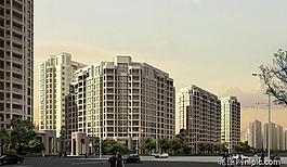 房地产设计效果图psd素材图片