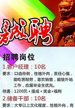 诚聘图片