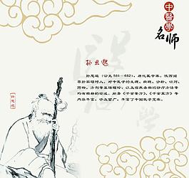 中医 中医文化 医学展板 孙思邈图片