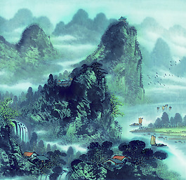 山水国画