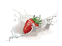草莓牛奶