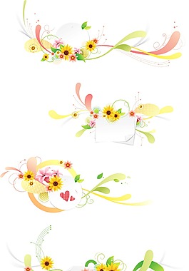 素雅花朵