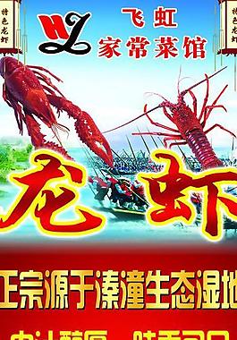 龙虾易拉宝图片