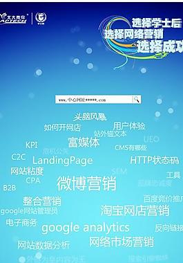 网络营销易拉宝图片