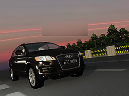 Audi奥迪Q7汽车模型3Dmax
