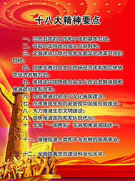 十八大精神要点