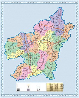 赣南18县地图图片