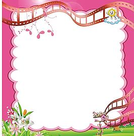 幼儿园相框展板图片