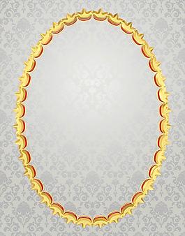 金色欧式边框图片