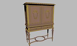 欧式柜子模型图片