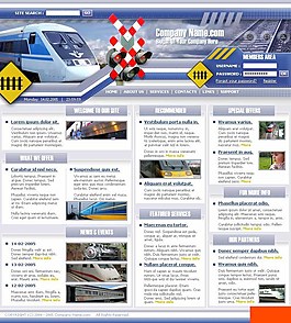 高铁信息动态网页模板