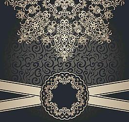 欧式花纹背景图片