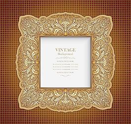 金色欧式花纹图片