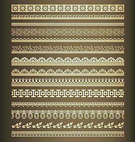 金色欧式花纹图片