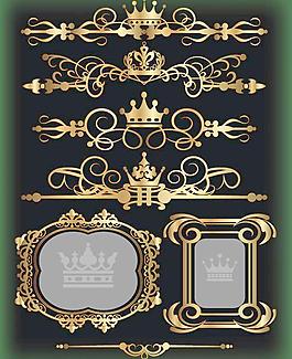 金色欧式花纹图片