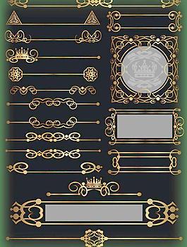 金色欧式花纹图片