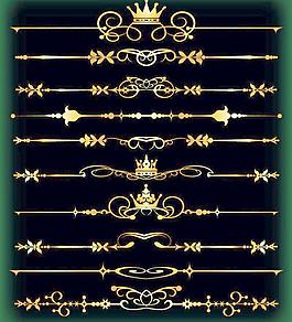 金色欧式花纹图片