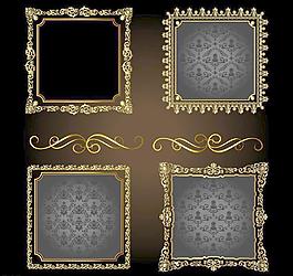 金色欧式花纹图片