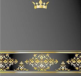 金色欧式花纹vip卡图片