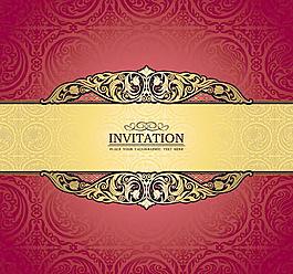 金色欧式花纹 卡片图片