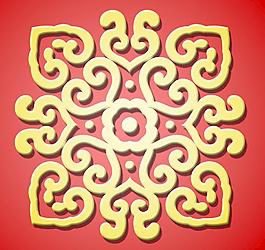 金色欧式花纹图片