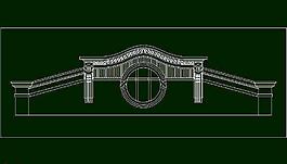 欧式构造 顶门图片