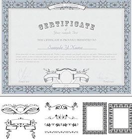 欧式花纹 现金券图片