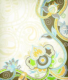 欧式复古花纹图片