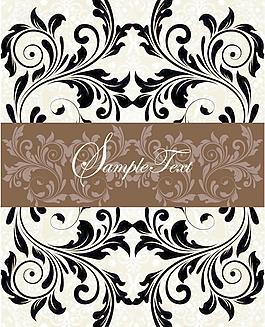 欧式古典花纹底纹图片