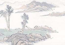 水墨山水画图片