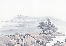 水墨山水画图片