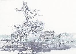 水墨山水画图片