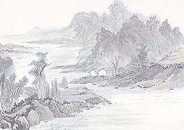 水墨山水画图片