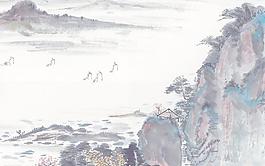 水墨山水画图片